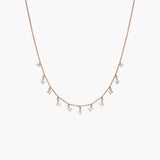 Collier 11 Baguette Diamants