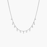 Collier 11 Baguette Diamants