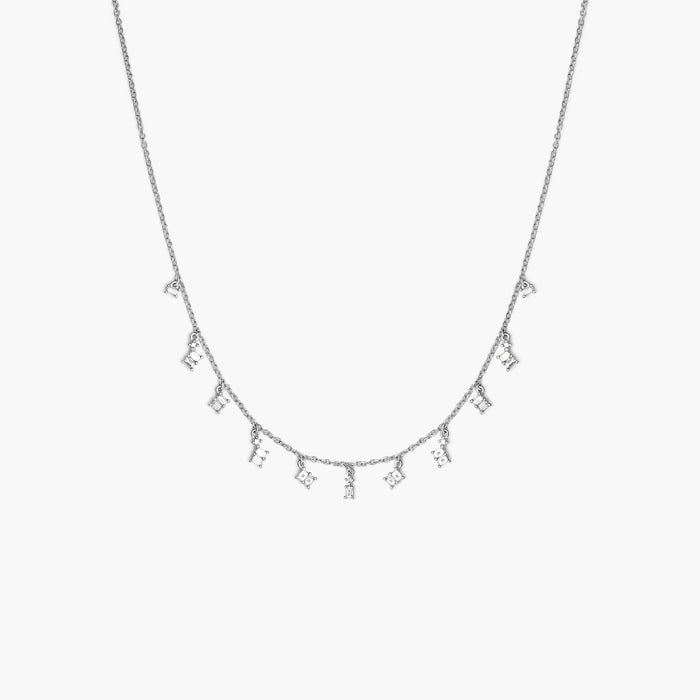 Collier 11 Baguette Diamants