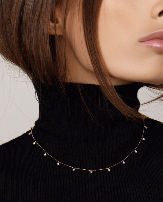 Collier multi pampilles