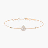 Pear Diamond Union Bracelet