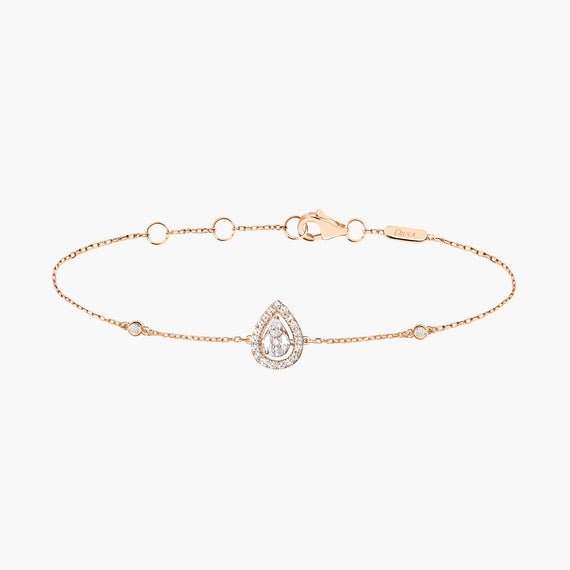 Bracelet Union Poire Diamants
