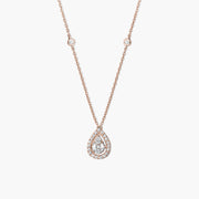 Pear Diamond Union Necklace